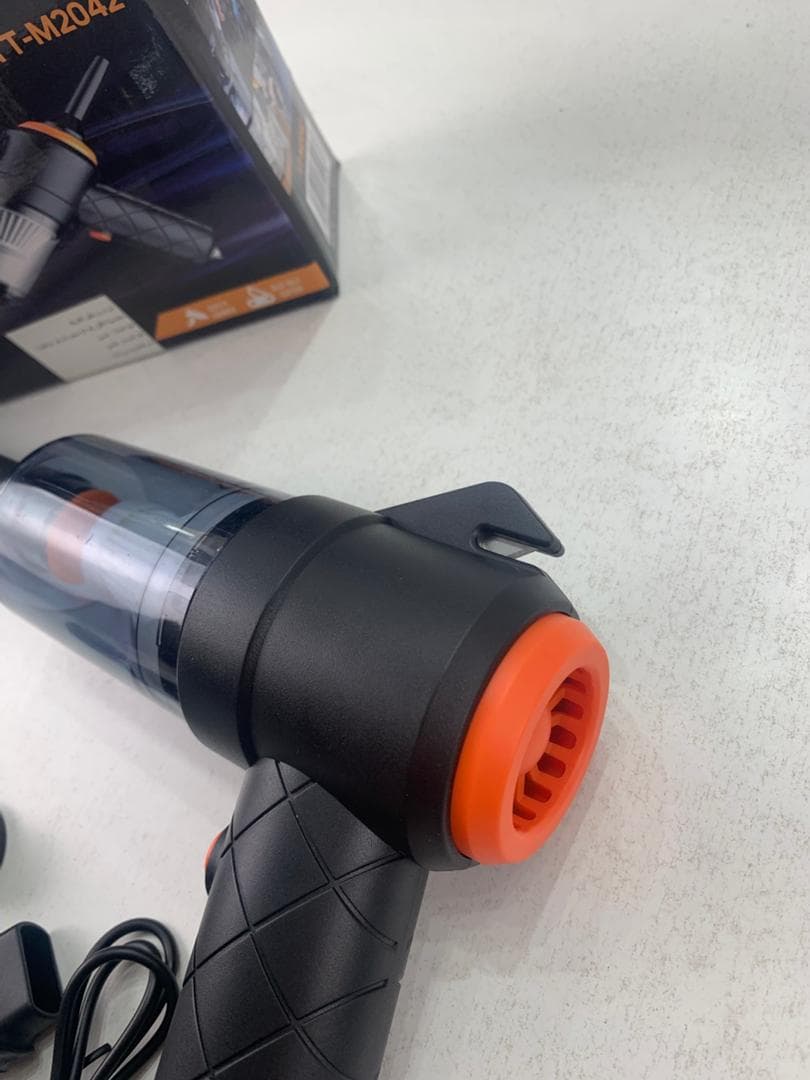 Aspirateur et souffleur 2en1 rechargeable par USB Compact et puissant – مكنسة كهربائية يدوية - Accessoires Auto/Moto - صورة حقيقية 10