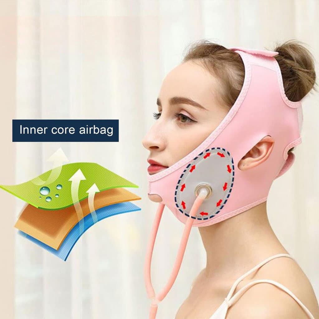 Ceinture amincissante pour visage pour réduire le double menton – قناع شد الوجه - Soins et Beauté - صورة 3