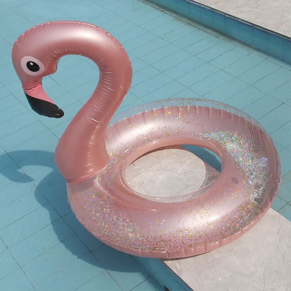 Bouée Gonflables en forme de Flamingo Rose -عوامة قابلة للنفخ فلامينجو - Vacance & Loisir - صورة 2