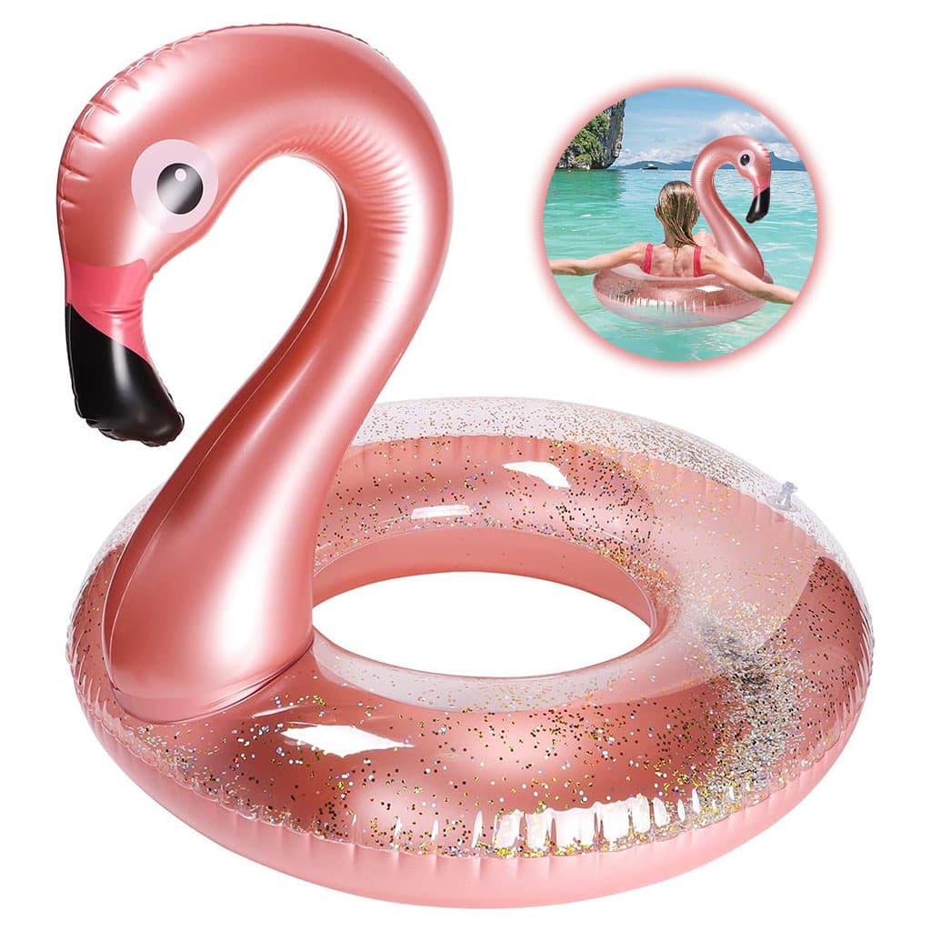 Bouée Gonflables en forme de Flamingo Rose -عوامة قابلة للنفخ فلامينجو - Vacance & Loisir - صورة 3