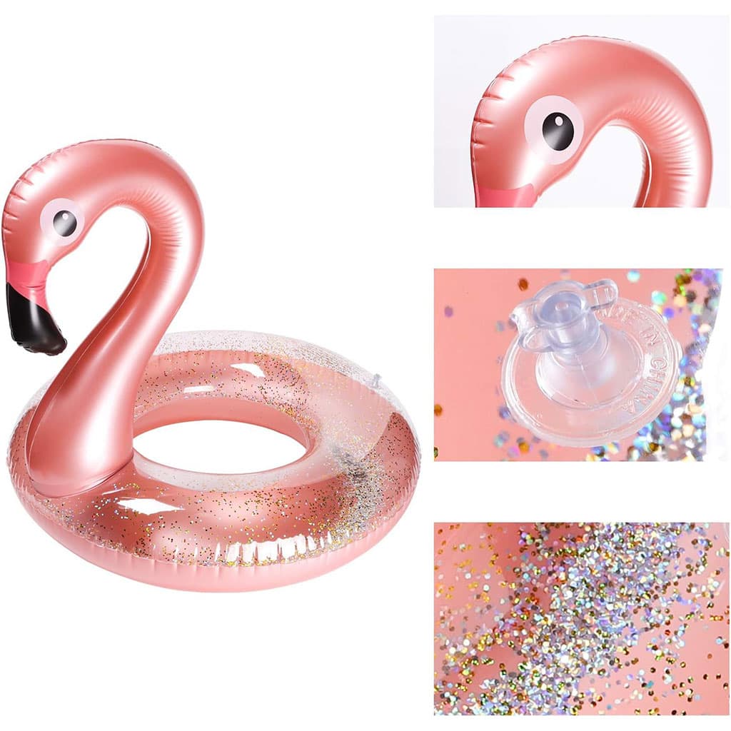 Bouée Gonflables en forme de Flamingo Rose -عوامة قابلة للنفخ فلامينجو - Vacance & Loisir - صورة 5