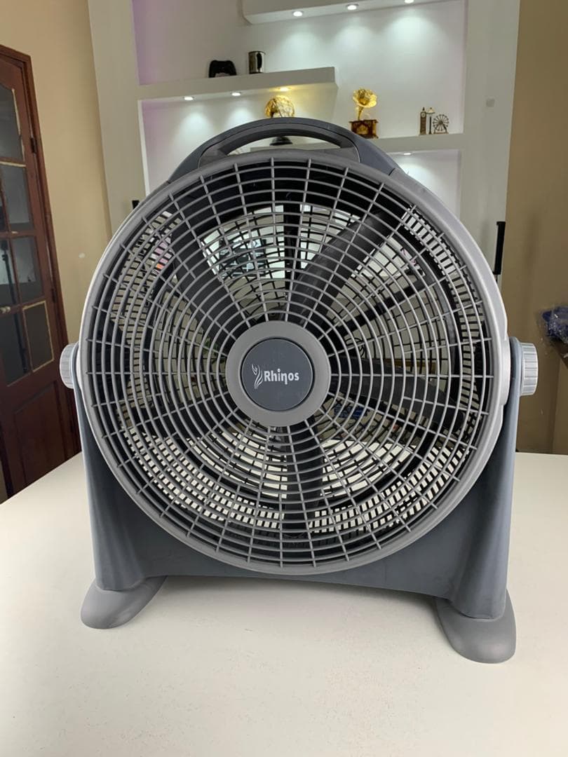 Ventilateur 3 Vitesses 20″ Rhinos Electronics 130W – مروحة حجم كبير - Electroménager - صورة حقيقية 5