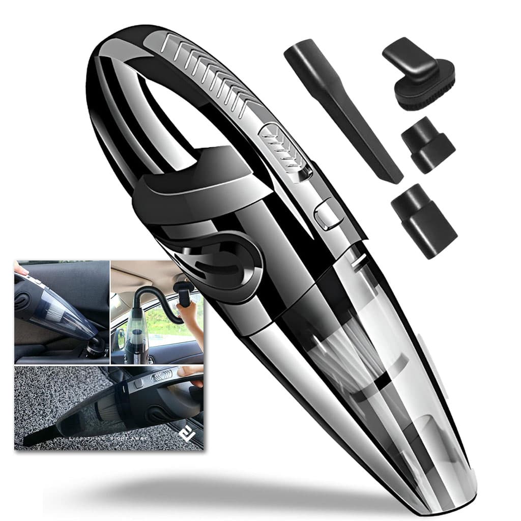 Aspirateur de voiture portable sans fil Puissance d’aspiration élevée 120W – مكنسة كهربائية لاسلكية - Accessoires Auto/Moto - صورة 1