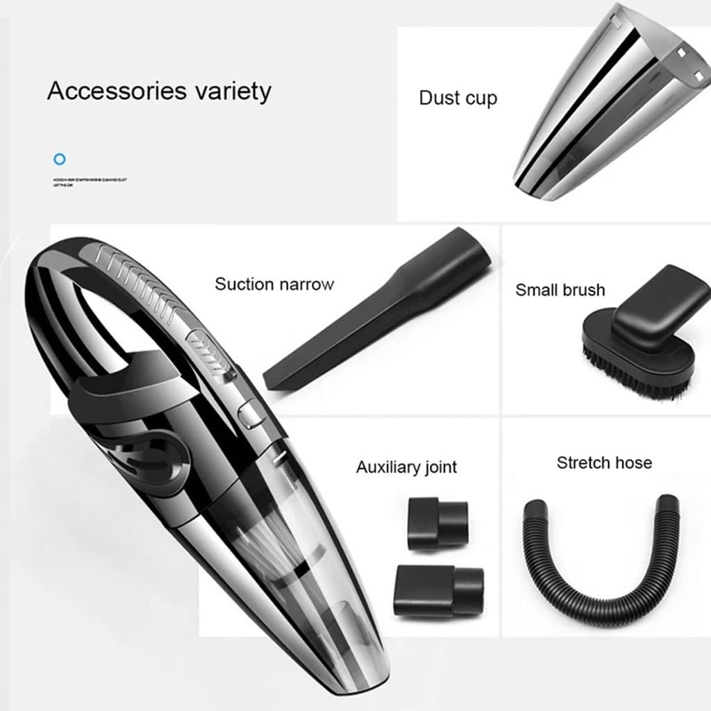Aspirateur de voiture portable sans fil Puissance d’aspiration élevée 120W – مكنسة كهربائية لاسلكية - Accessoires Auto/Moto - صورة 6