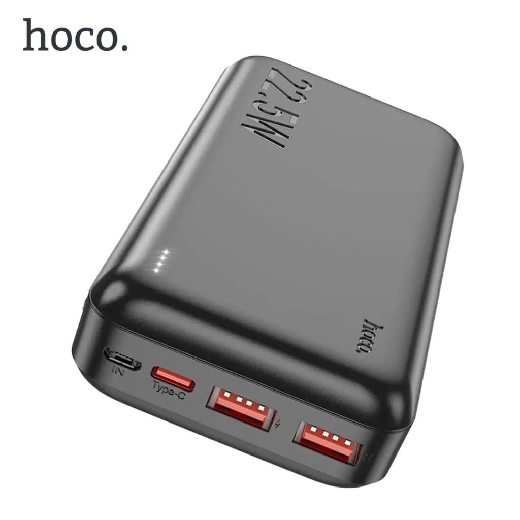 Hoco Power Bank Fast Charge Qc 3.0 20000mAh – J101A - Électronique - صورة 2