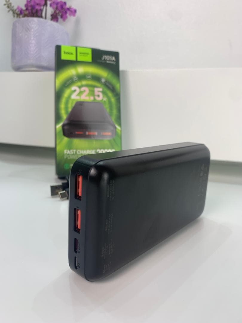 Hoco Power Bank Fast Charge Qc 3.0 20000mAh – J101A - Électronique - صورة حقيقية 6