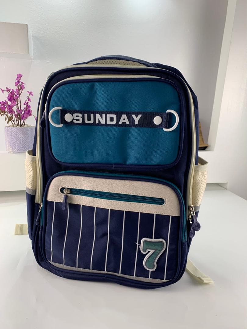 Sac à Dos Scolaire pour Enfants SUNDAY Bleu – حقيبة ظهر مدرسية للأطفال أزرق - Sac à dos et Mode - صورة حقيقية 3