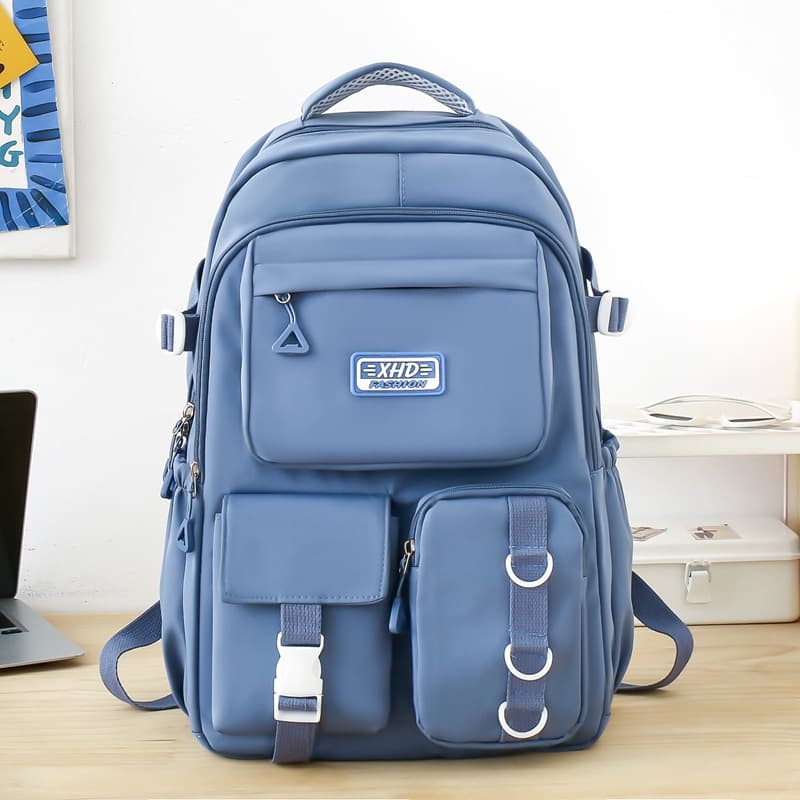 Sacs à dos d’école Style Décontracté XHD Bleu – حقيبة ظهر مدرسية أزرق - Sac à dos et Mode - صورة 1