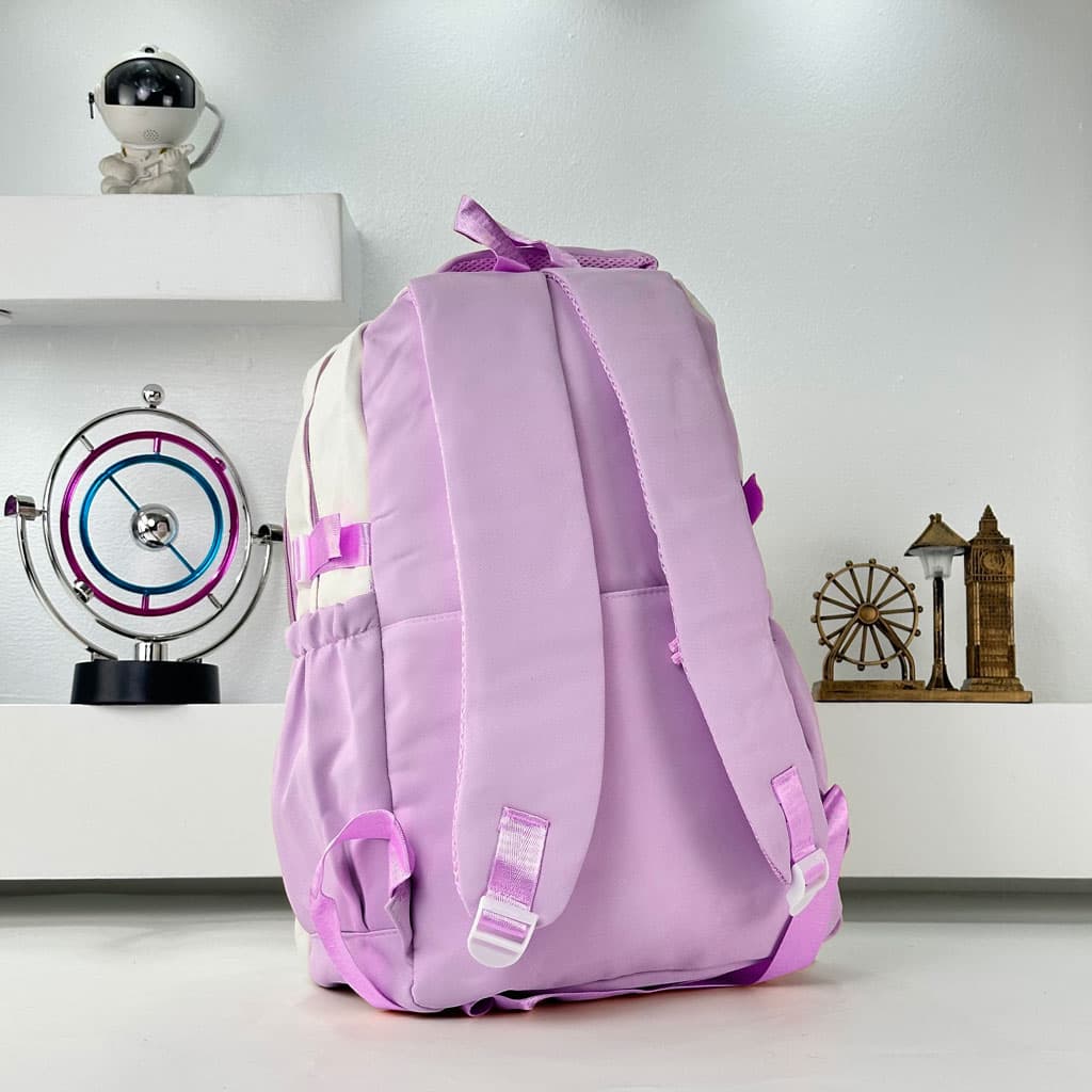 Sacs à dos d’école Style Décontracté Milkshake Mauve – حقيبة ظهر مدرسية بنفسجي - Sac à dos et Mode - صورة حقيقية 7