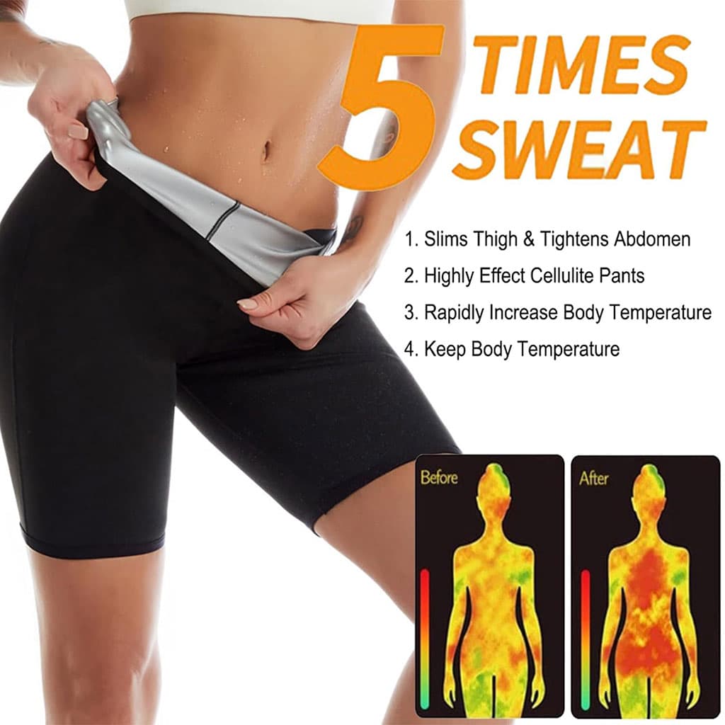 Leggings Sauna d’entraînement Taille Haute pour Femmes – شورت تعرق للنساء - Sport - صورة 6