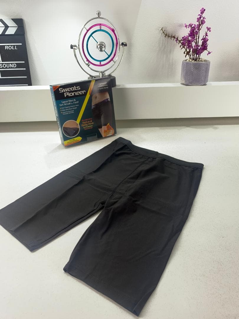 Leggings Sauna d’entraînement Taille Haute pour Femmes – شورت تعرق للنساء - Sport - صورة حقيقية 7