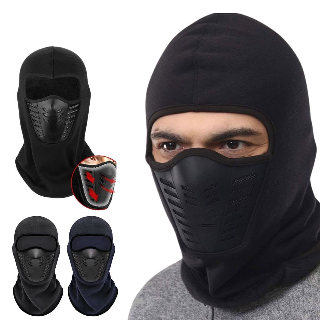 Pack Cagoule d’hiver Excefore avec gants thermiques pour écran tactile – طقم قناع وجه مع قفازات شتوية - Maison - صورة 2