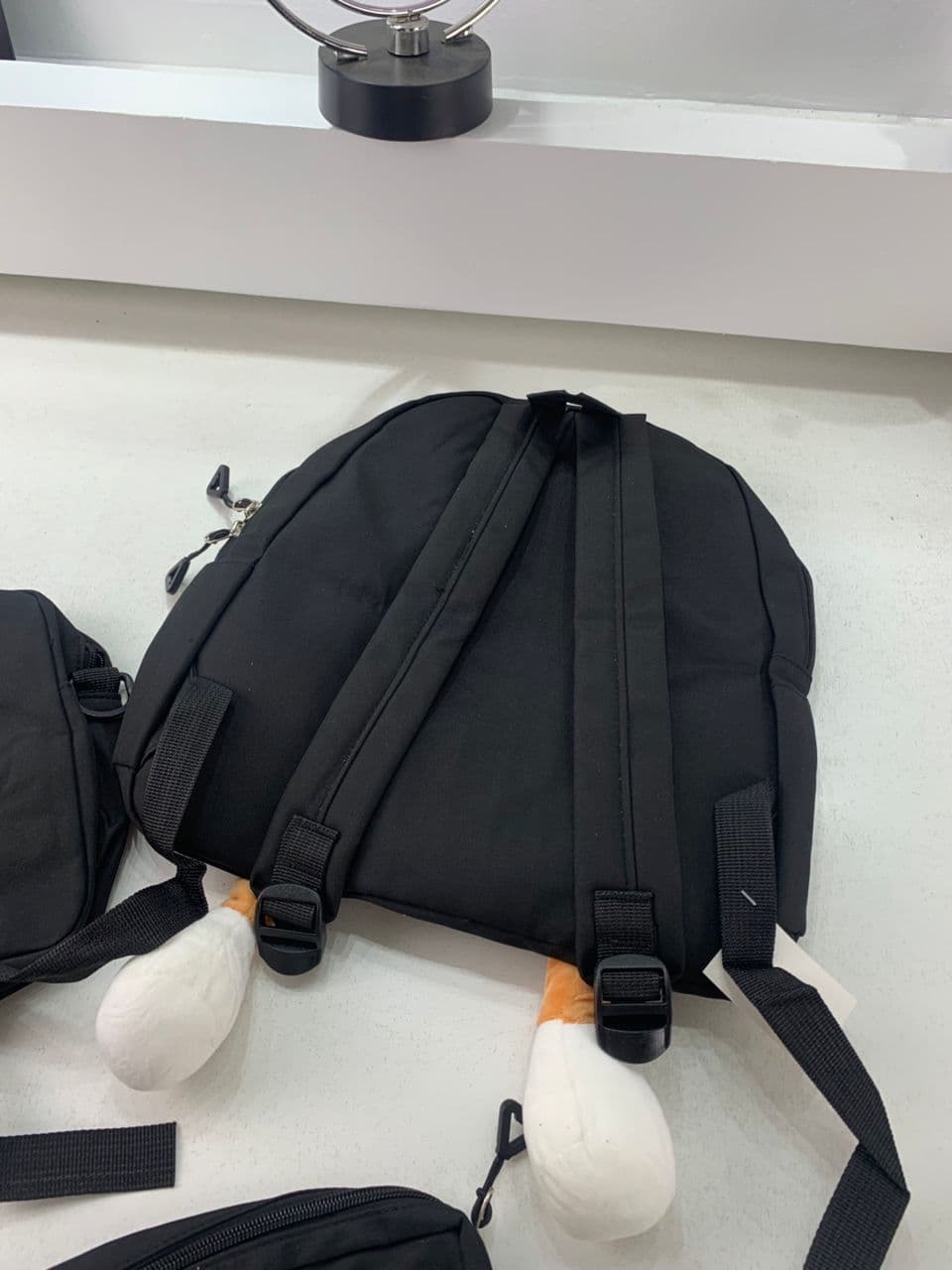 Ensemble de sacs d’école Kawai pour adolescents 3Pcs Language Noir – محفظة 3 قطع كاواي أسود - Sac à dos et Mode - صورة حقيقية 8