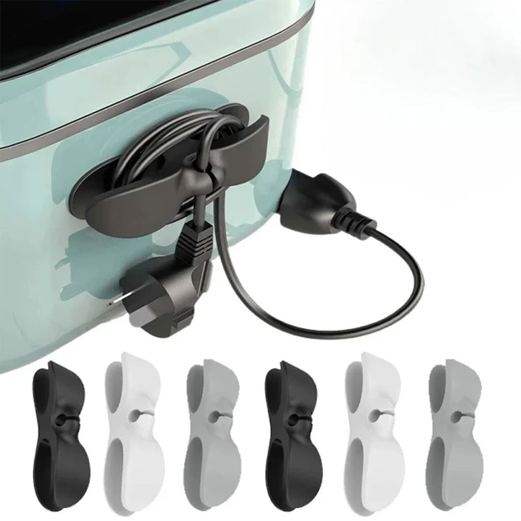 Support Enrouleur de Câble 6Pcs Facile à Installer – مثبت ومنظم كابلات - Divers - صورة 3