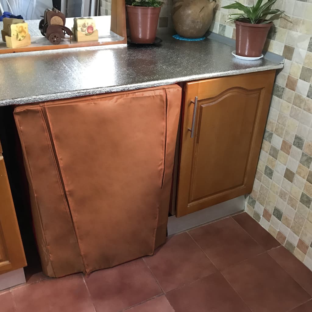 Housse Machine à Laver avec Fermeture Eclair 84×60×60cm - Maison - صورة 5