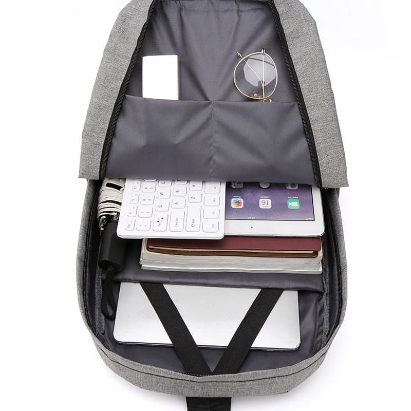Sac à dos Bicolore Style Coréen Unisexe 127772-2 Bleu – محفظة ظهر للكبار أزرق - Sac à dos et Mode - صورة 2