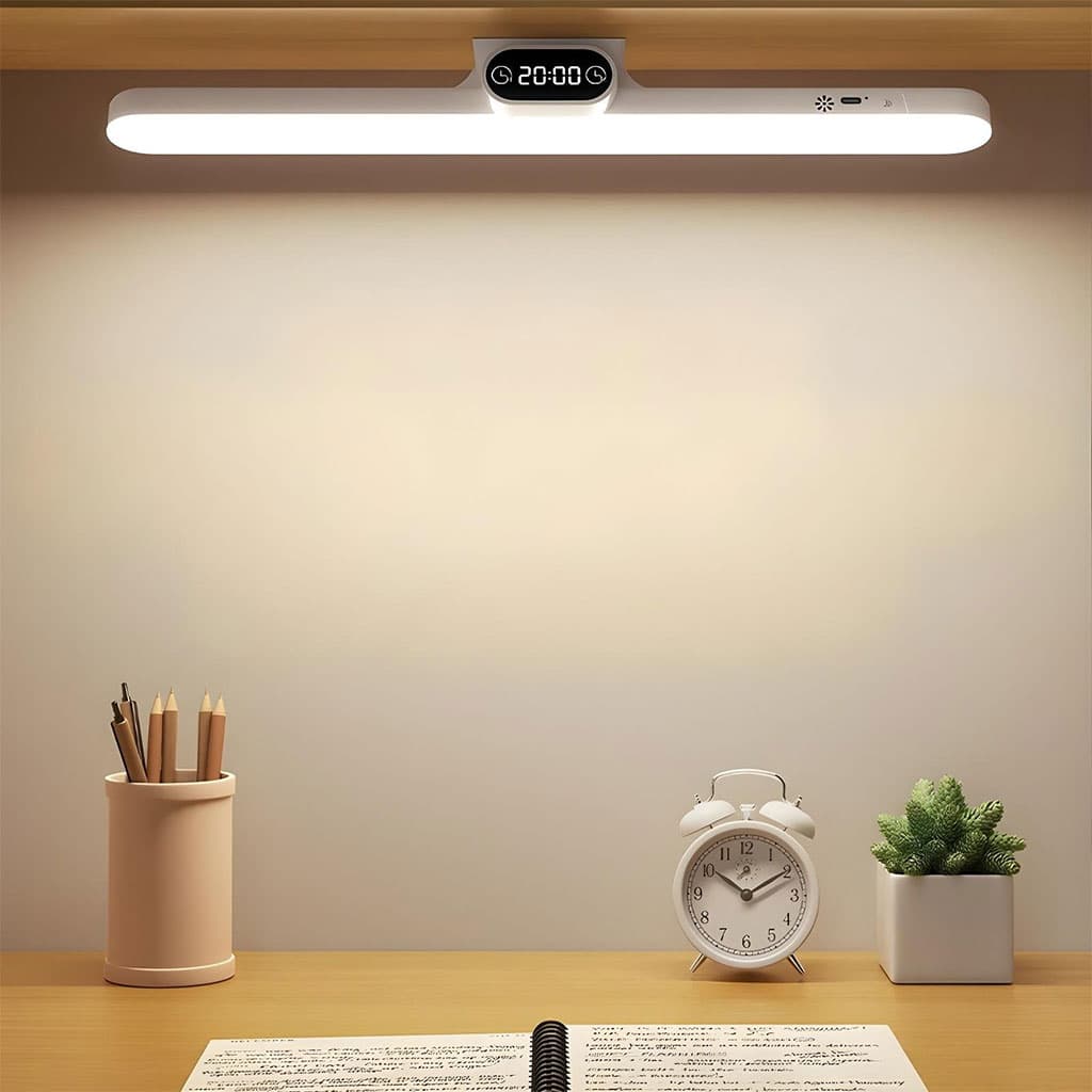 Barre lumineuse LED rechargeable tactile avec 3 modes de couleurs et minuterie GM – مصباح مغناطيسي قابل للتثبيت في عدة أماكن - Électronique - صورة 4