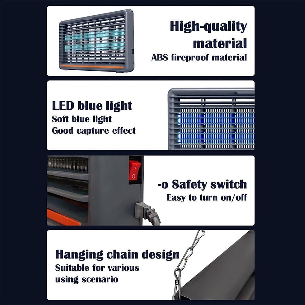 Lampe Anti-Moustiques Électrique 10W Double Tube UV – مصيدة الباعوض - Outillage et Bricolage - صورة 6
