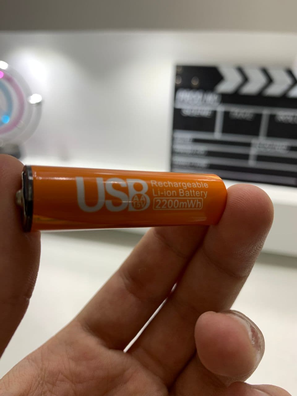 Pack de 4 Piles Rechargeables USB Type-C – AA 1.5V 2200 mAh – علبة من 4 بطاريات قابلة للشحن - Électronique - صورة حقيقية 6