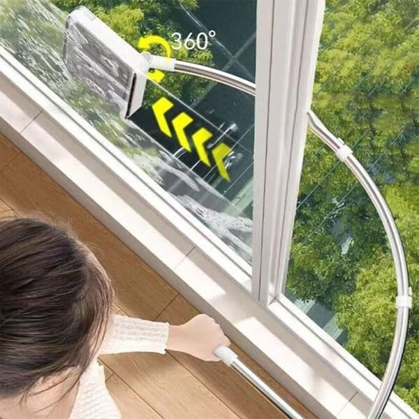 Outil de nettoyage de vitres à long manche télescopique – منظف زجاج خارجي - Maison - صورة 7