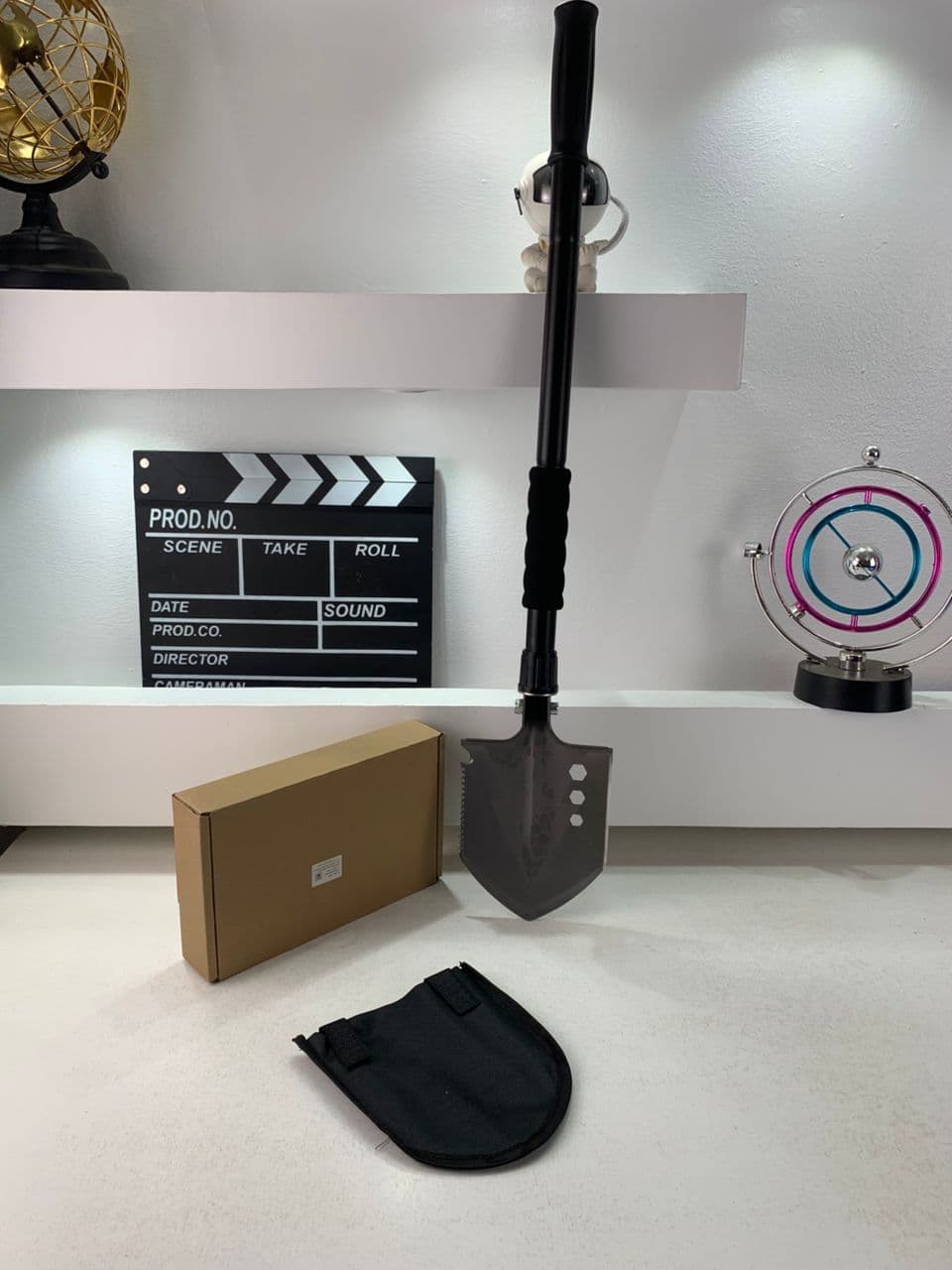 Pelle en acier à haute teneur en carbone avec 3 Combinaisons de Longueur et outil de mesure – مجرفة متعددة الإستعمالات - Outillage et Bricolage - صورة حقيقية 7
