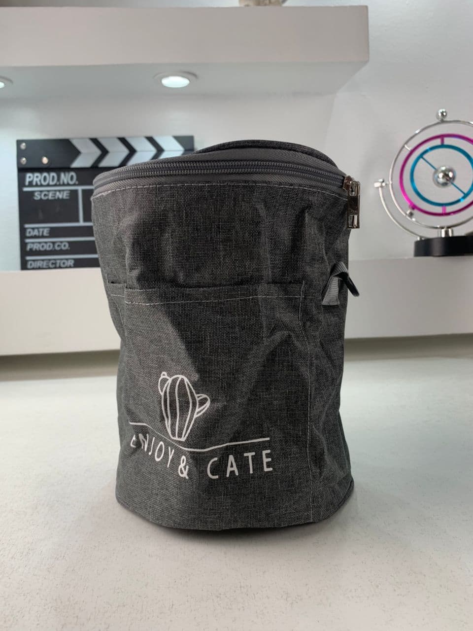 Sac à déjeuner isotherme portable avec bandoulière – حقيبة حفظ الطعام حافظة للحرارة - Maison - صورة حقيقية 11