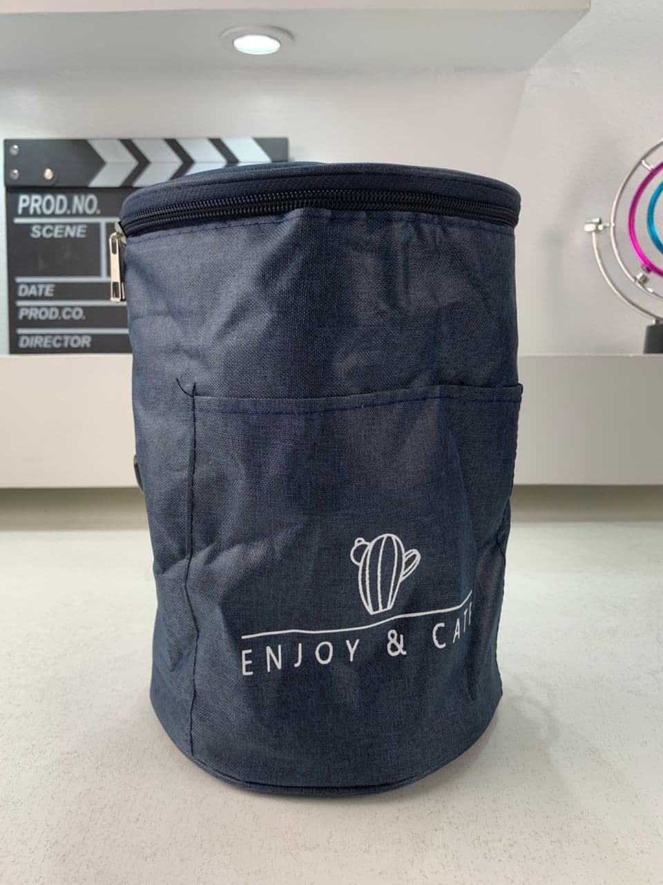 Sac à déjeuner isotherme portable avec bandoulière – حقيبة حفظ الطعام حافظة للحرارة - Maison - صورة حقيقية 13