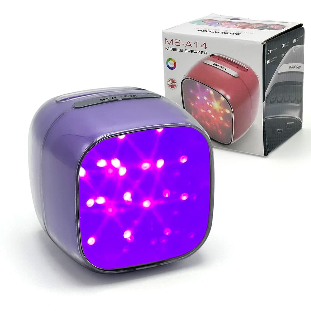 مكبر صوت محمول – Haut-parleur Mobile MS-A14 Son Puissant et Éclairage RGB Dynamique - Électronique - صورة 1