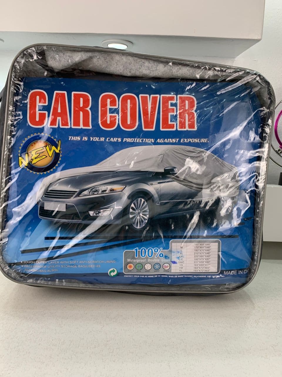 Bâche Auto Housse de Protection 4 Saisons (Grande Taille DOBLO , Kangoo..) - Accessoires Auto/Moto - صورة حقيقية 7