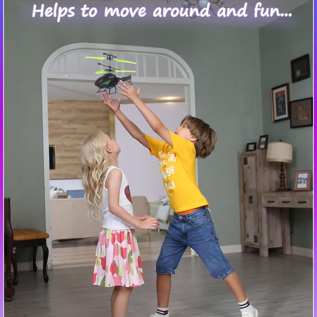 Hélicoptère Rechargeable avec Capteur Infrarouge pour Enfants – طائرة هيليكوبتر لاسلكية للأطفال - Jouet & Gaming - صورة 4