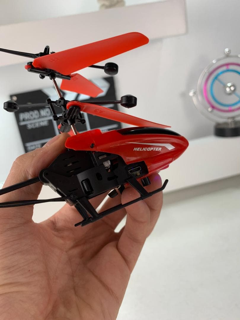 Hélicoptère Rechargeable avec Capteur Infrarouge pour Enfants – طائرة هيليكوبتر لاسلكية للأطفال - Jouet & Gaming - صورة حقيقية 7