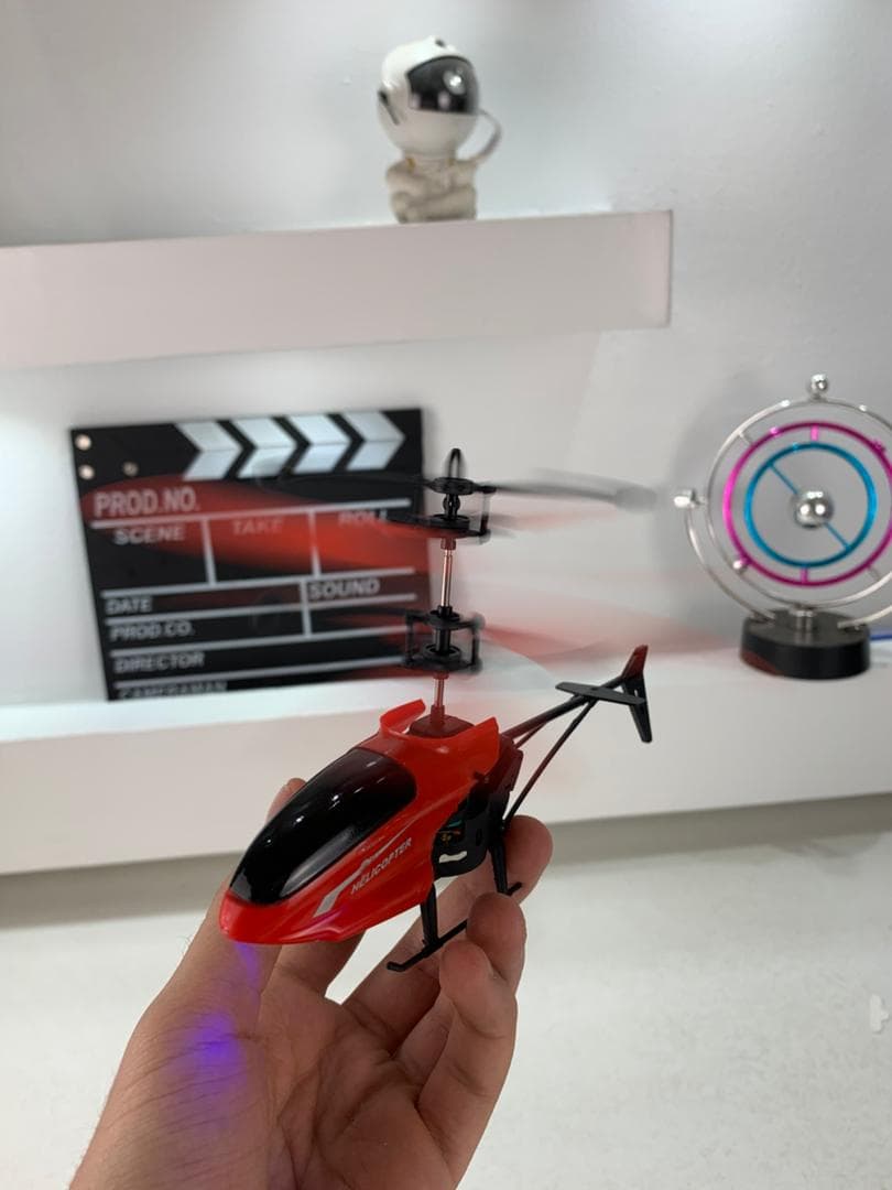 Hélicoptère Rechargeable avec Capteur Infrarouge pour Enfants – طائرة هيليكوبتر لاسلكية للأطفال - Jouet & Gaming - صورة حقيقية 9