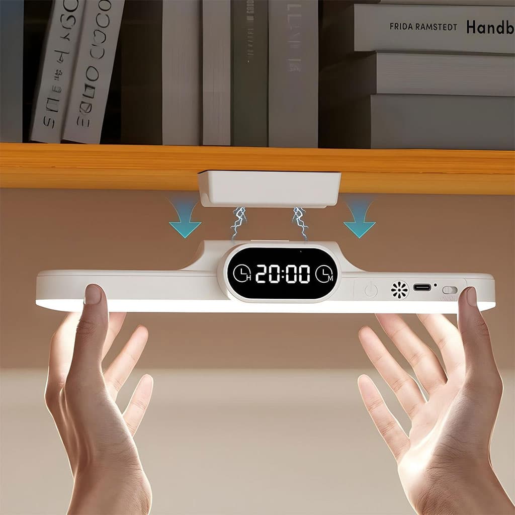 Barre lumineuse LED rechargeable tactile avec 3 modes de couleurs et minuterie PM – مصباح مغناطيسي قابل للتثبيت في عدة أماكن - Maison - صورة 4