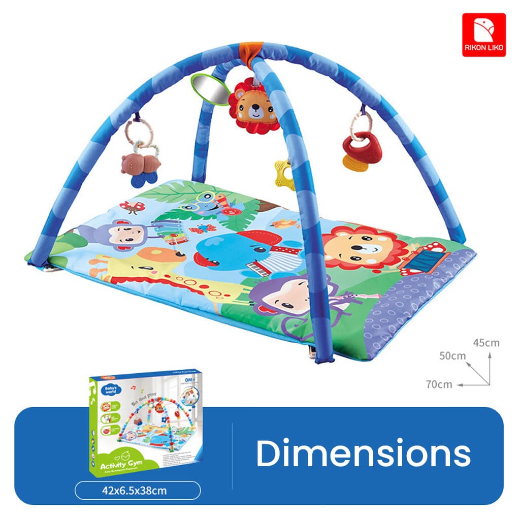 Tapis D’Eveil Animaux pour Bébé avec Miroir – بساط الألعاب لرضيع - Maternité - صورة 2