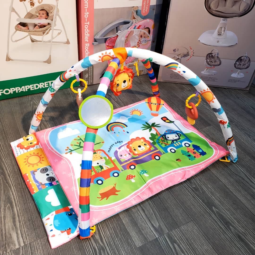 Tapis D’Eveil Animaux pour Bébé avec Miroir – بساط الألعاب لرضيع - Maternité - صورة حقيقية 7