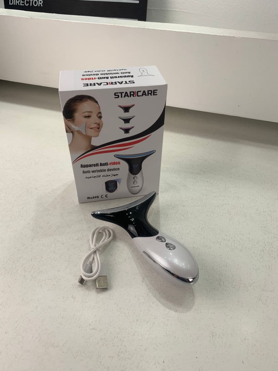 STARICARE Appareil Anti Rides Ultrasonique pour Visage – جهاز مضاد للتجاعيد - Soins et Beauté - صورة حقيقية 7