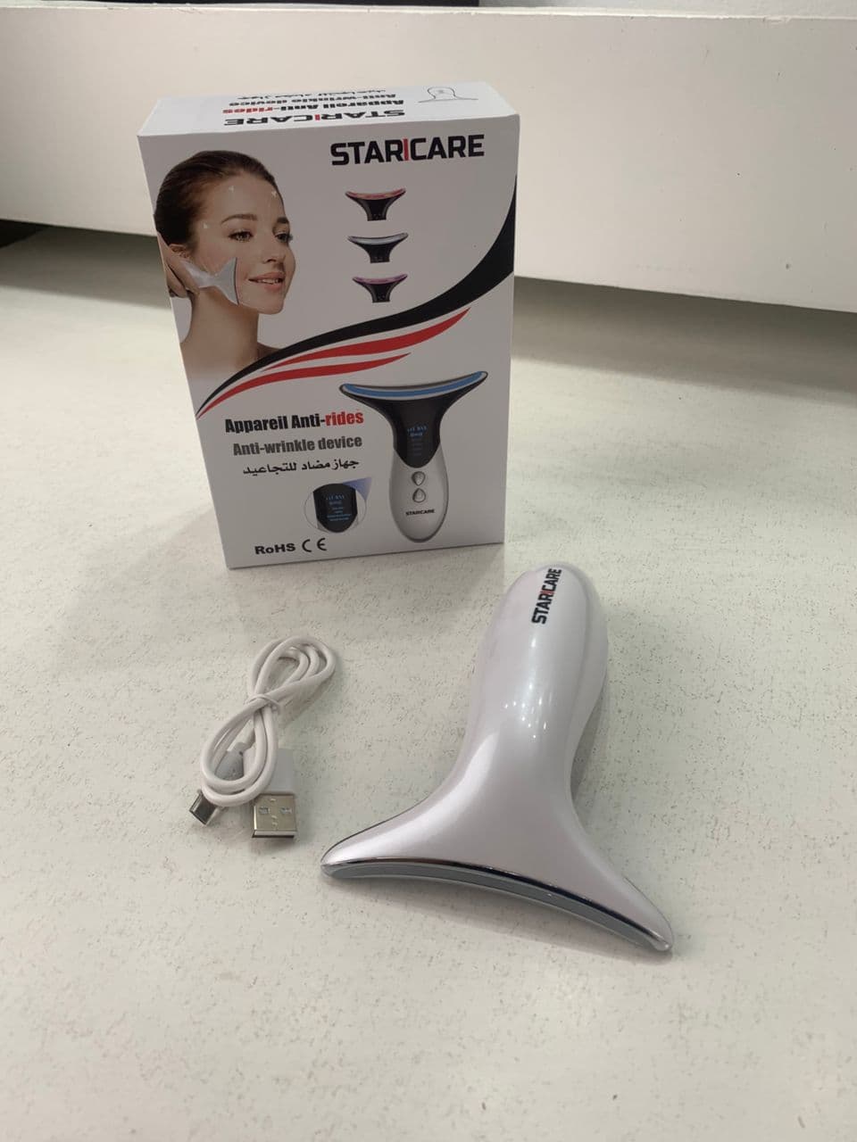 STARICARE Appareil Anti Rides Ultrasonique pour Visage – جهاز مضاد للتجاعيد - Soins et Beauté - صورة حقيقية 9