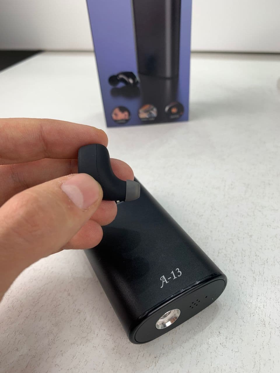 Écouteurs Sans Fil VALDUS A13 TWS 3EN1 avec Boîtier de Charge 1000mAh et Allume Ci-gare Intégré- سماعة لاسلكية وباور بانك مع مشعل - Électronique - صورة حقيقية 6