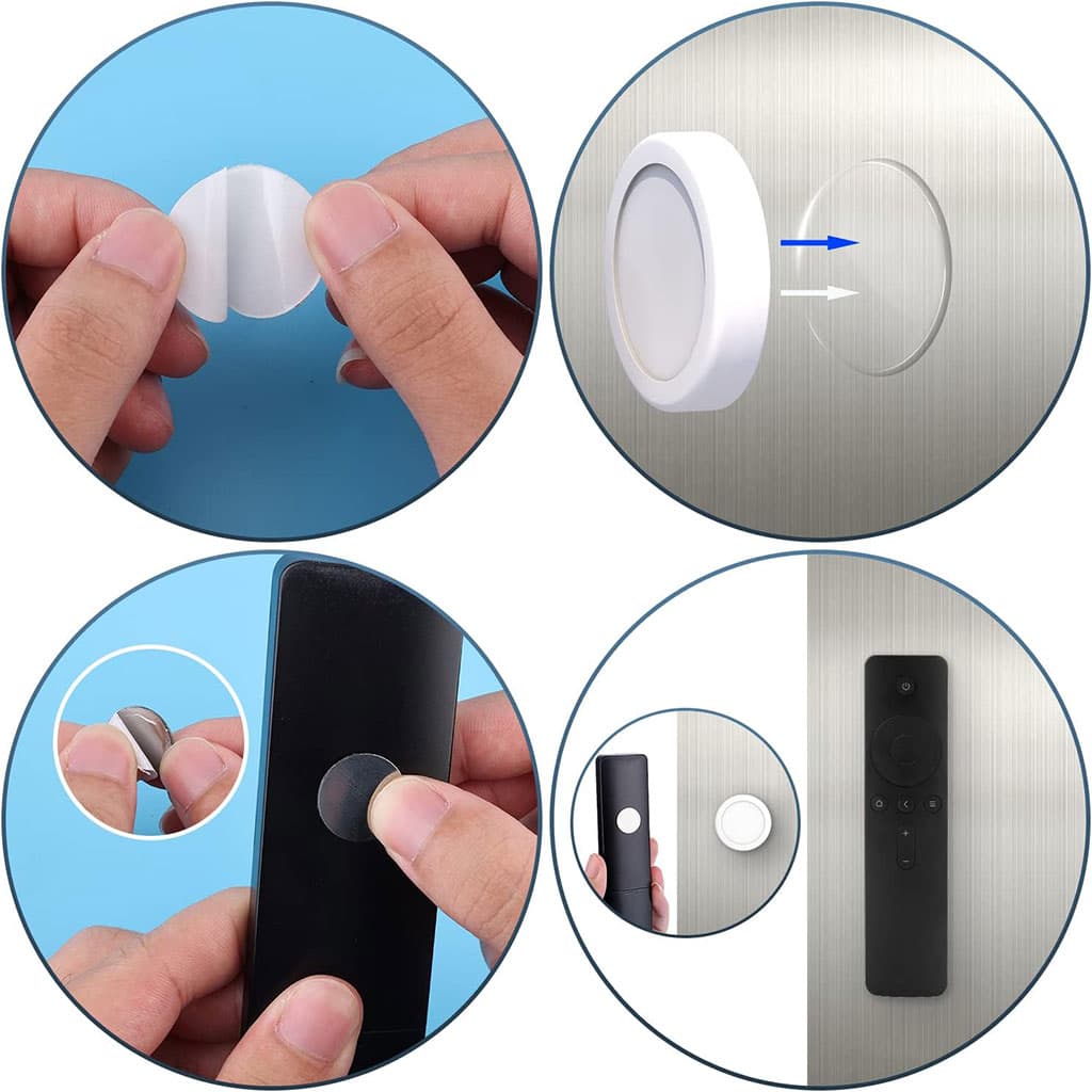 Support mural magnétique pour télécommande et Accessoires 6Pcs – حامل أكسسوارات مغناطيسي - Divers - صورة 3