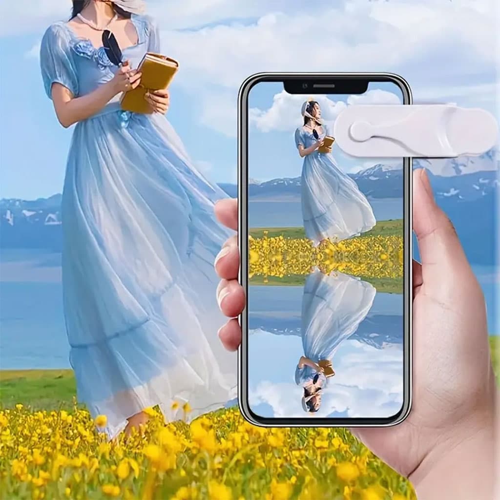 Miroir de Réflexion pour Caméra Arrière compatible avec tout les smartphones – مرآة تصوير عاكسة - Accessoires - صورة 4