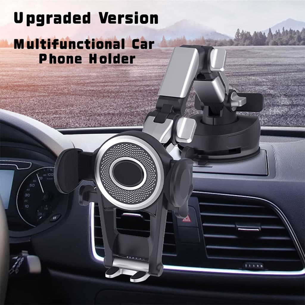 Support Téléphone Voiture 360° Ventouse & Bras Réglable – حامل هاتف في السيارة - Accessoires Auto/Moto - صورة 5