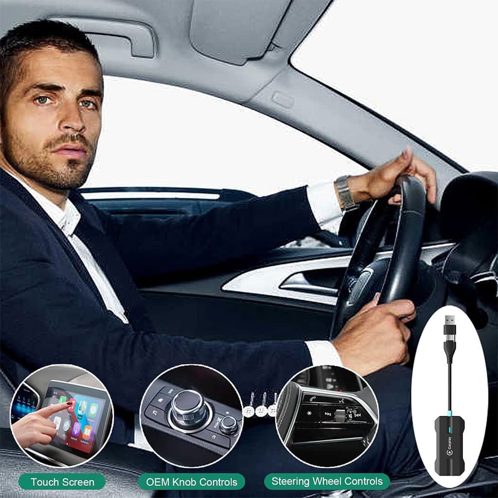 Adaptateur USB CarPlay Sans Fil pour Voitures - جهاز ميديا ذكي للسيارات - Accessoires Auto/Moto - صورة 7