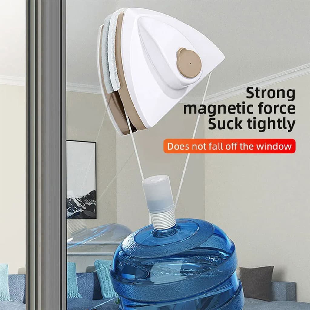 Nettoyeur Magnétique avec Injection de Liquide 3-8 mm – أداة مغناطيسية لتنظيف الزجاج الخارجي - Maison - صورة 5