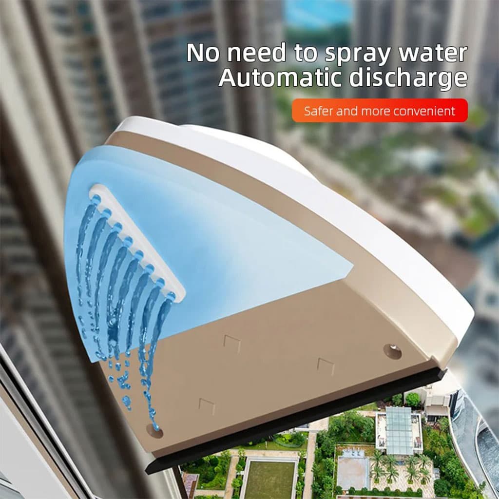 Nettoyeur Magnétique avec Injection de Liquide 3-8 mm – أداة مغناطيسية لتنظيف الزجاج الخارجي - Maison - صورة 6