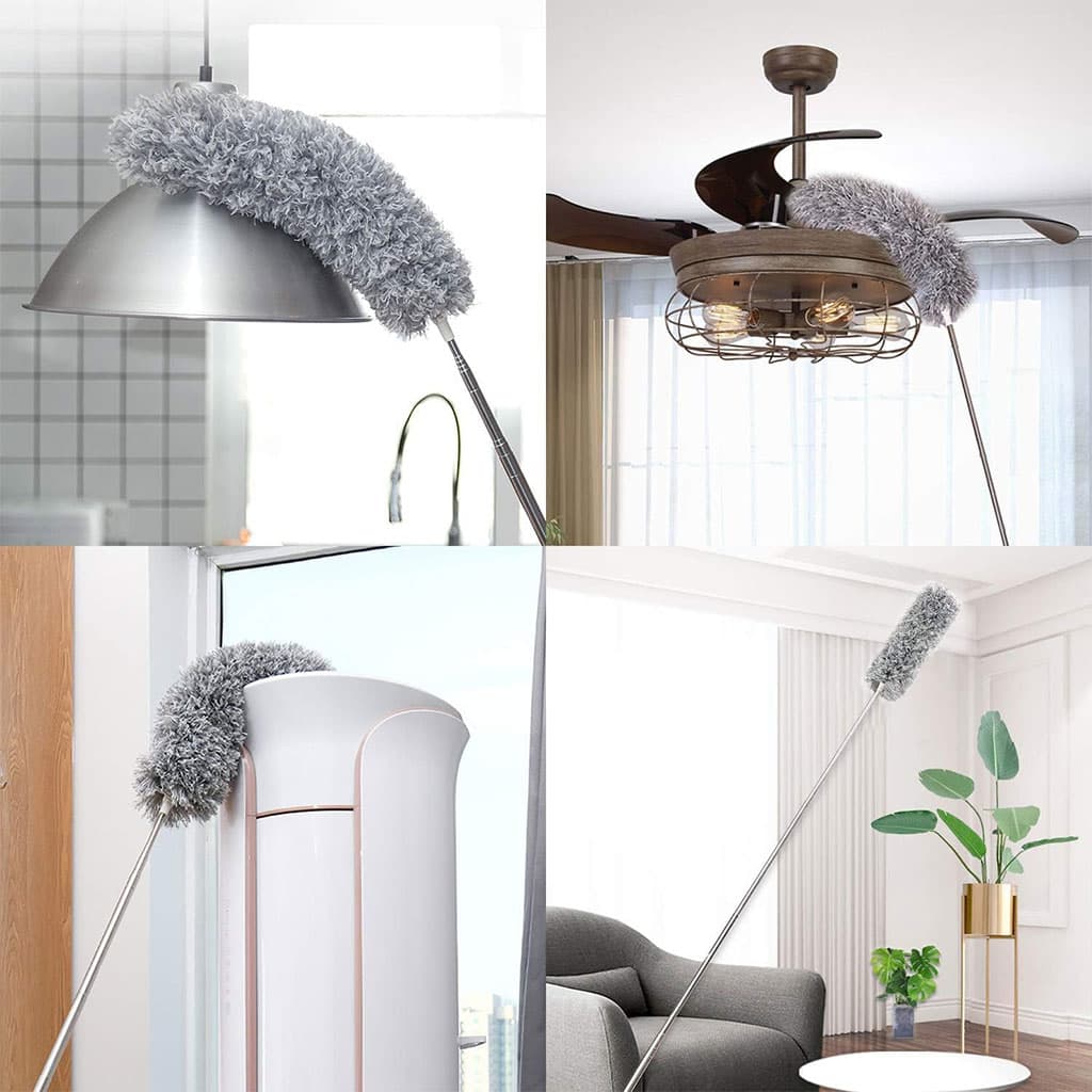Plumeau télescopique Lavable en Microfibre – أداة تنظيف في الزوايا البعيدة - Maison - صورة 2