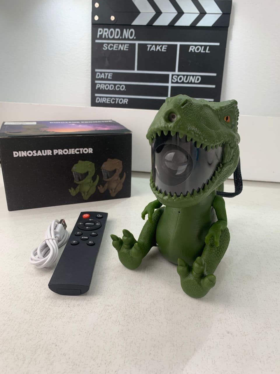 Dinosaure Projecteur Galaxie et Haut Parleur avec Télécommande – جهاز عرض نجوم ومكبر صوت - Électronique - صورة حقيقية 6