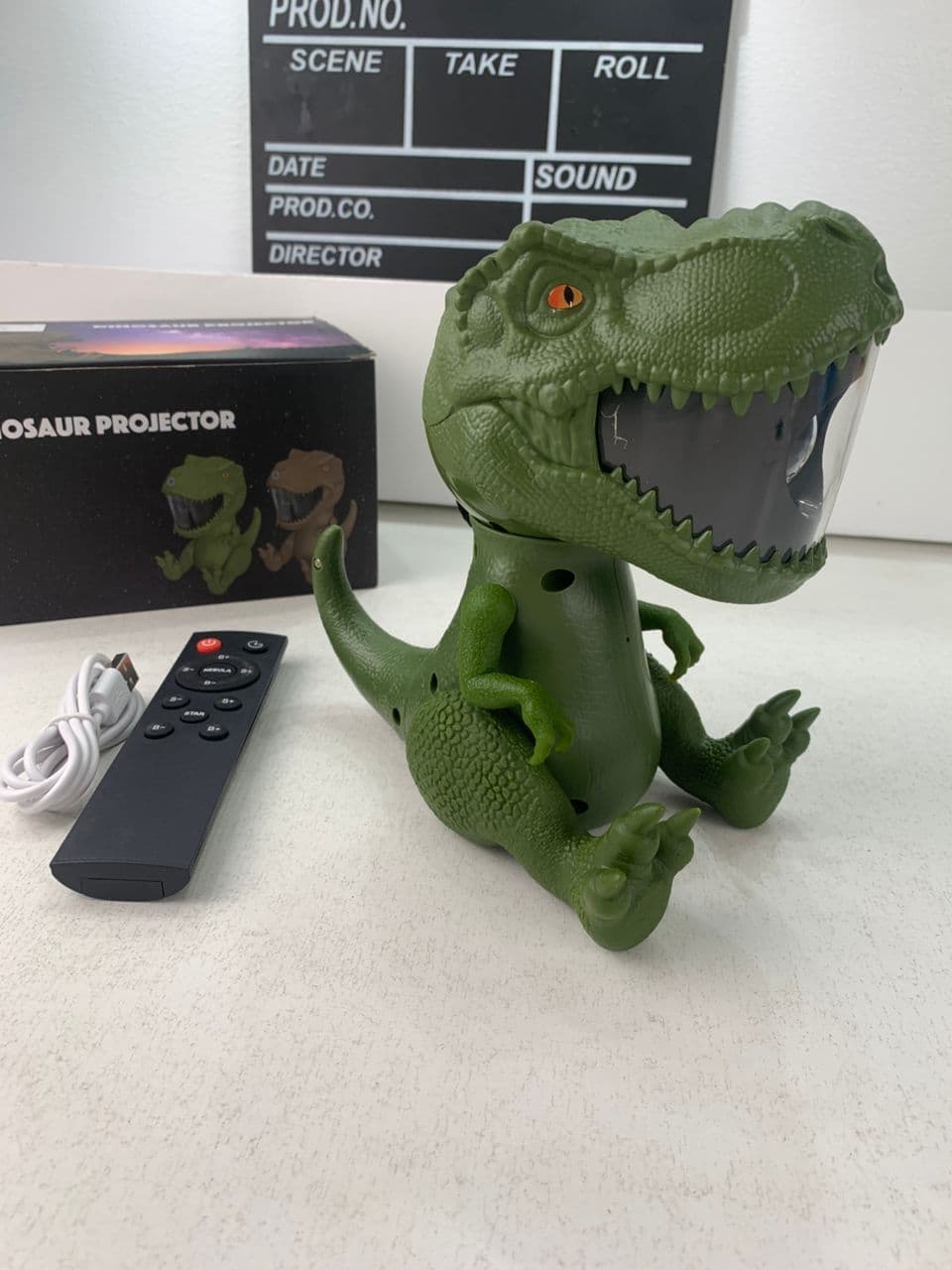 Dinosaure Projecteur Galaxie et Haut Parleur avec Télécommande – جهاز عرض نجوم ومكبر صوت - Électronique - صورة حقيقية 8