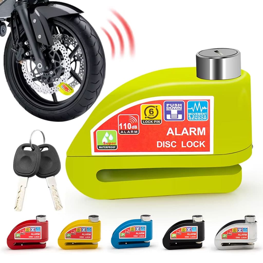 Antivol pour Disque Moto Alarme 110dB Waterproof – جهاز إنذار للدراجات النارية - Accessoires Auto/Moto - صورة 1