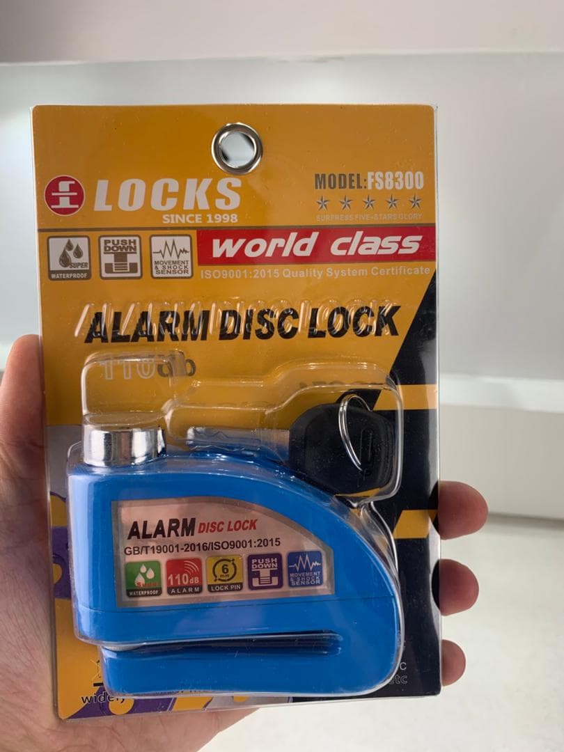 Antivol pour Disque Moto Alarme 110dB Waterproof – جهاز إنذار للدراجات النارية - Accessoires Auto/Moto - صورة حقيقية 7