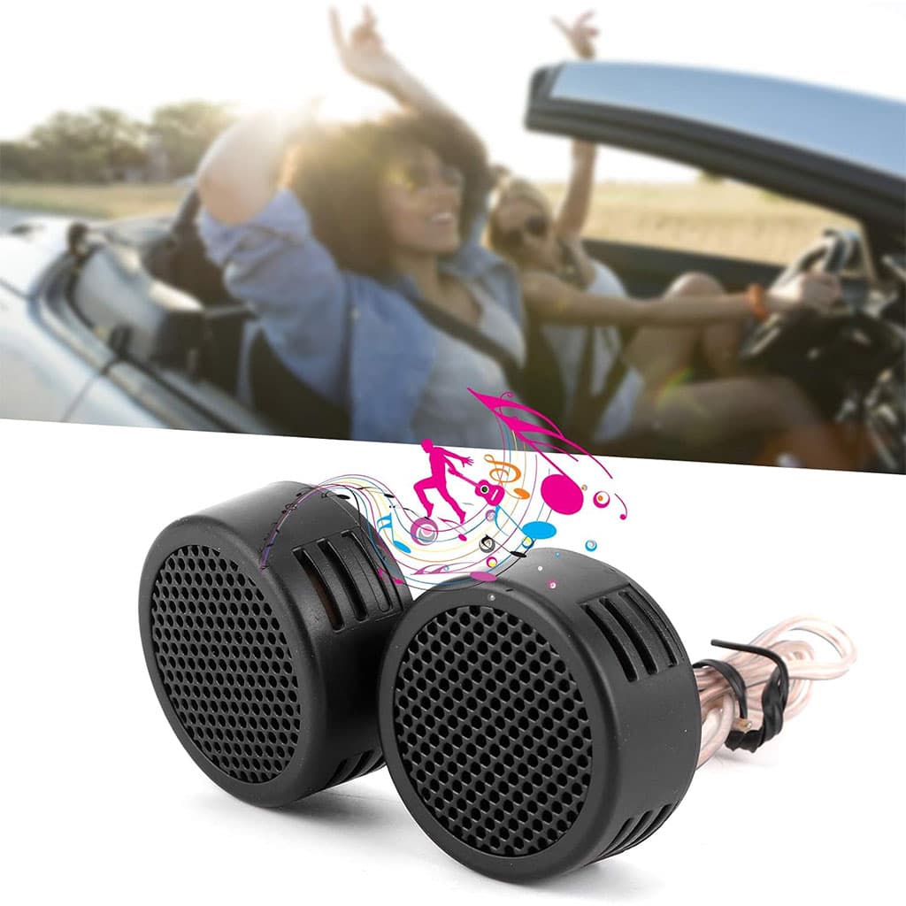Haut-parleur tweeter noir pour voiture 12 V 500 W - Accessoires Auto/Moto - صورة 3